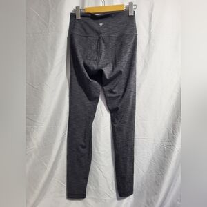 Lululemon Gray High-Waisted Leggings, Size 6